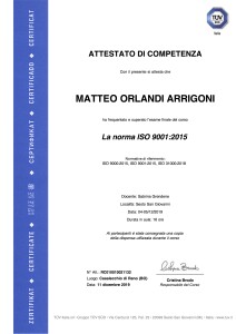 19-011 AttestatoMatteoOrlandiArrigoniISO9001