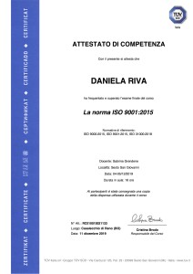 19-011 AttestatoRivaDanielaISO9001