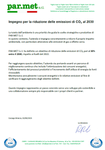 Impegno riduzione co2